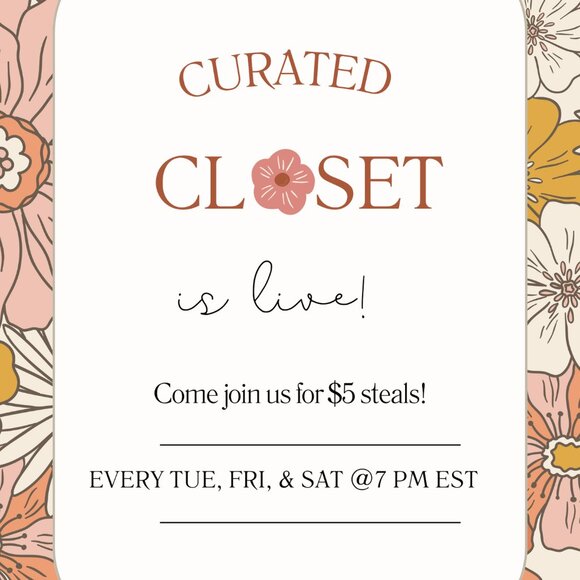 CURATED CLOSET IS LIVE NOW!!! - Picture 1 of 3